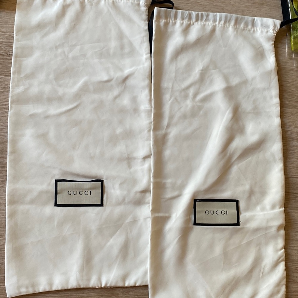 Gucci shoes dust bag
